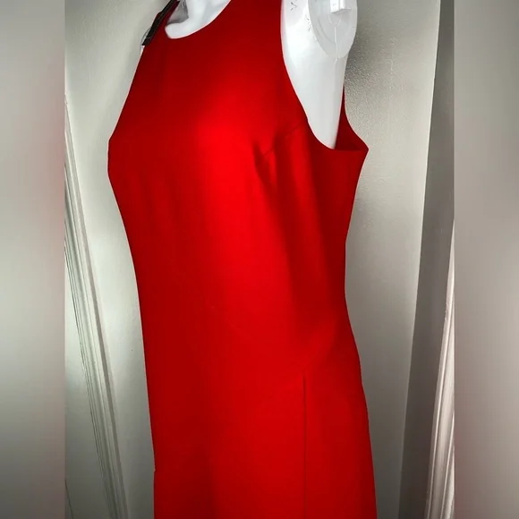 RACHEL ROY NWT Red Fit and Flare Designer Sleeveless Dress - Picture 5 of 12